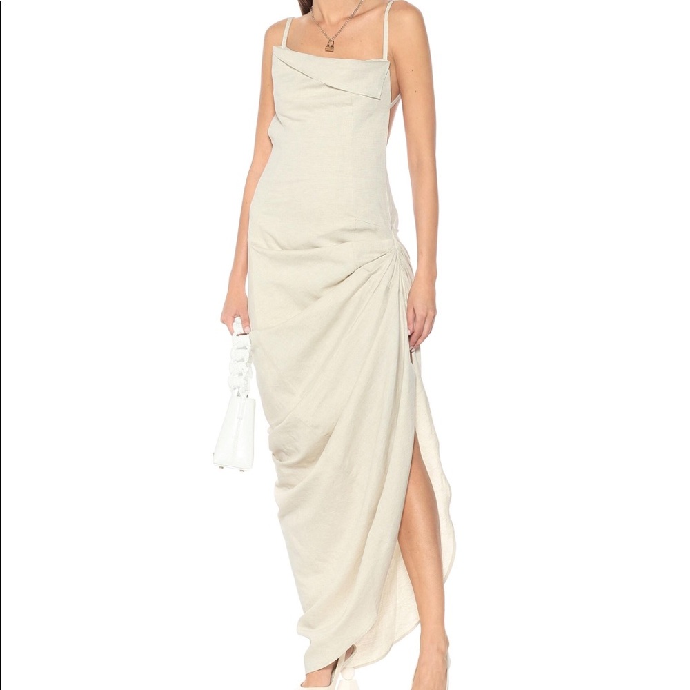 Jacquemus linen maxi dress